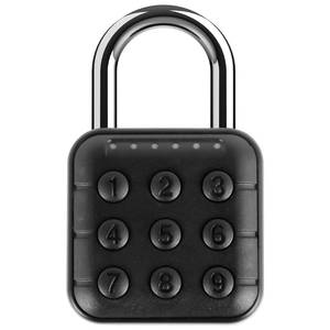 lot 30284 image: Combination Lock, 6 Digit Password Locker Lock Aluminum Alloy Code Digital Padlock, Push Button Safe Padlock Security Padlocks, Combination Padlock for Gym and School Lockers(Black) - Retail $17