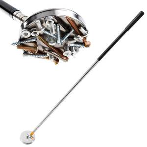 lot 32238 image: Lanties 16-59 Telescoping Magnetic Sweeper Pickup Tool, 50lb Pull Capacity, Extendable Magnet Stick for Safely Retrieve Nails, Screws, and Metallic - Retail $26