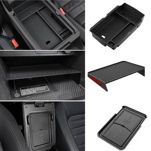 lot 32258 image: YPHUIKI 3PCS Center Console Organizer Compatible with Honda CRV 2023 2024 2025 2026 Accessories CR-V Hybrid Armrest Organizer Tray Hidden Storage Box ABS Material - Retail $27