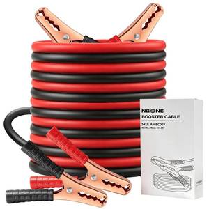 lot 32292 image: NOONE Jumper Cables for Car Battery, Heavy Duty Automotive Booster Cables for Jump Starting Dead or Weak Batteries (10-Feet) - Retail $10