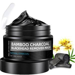 lot 33629 image: Paistely Blackhead Mask Peel off, Nose Blackhead Remover, Charcoal Peel Off Black Mask, Purifying Bamboo Charcoal and Deep Cleansing for All Skin Types, 4.23Oz (120g) - Retail $8