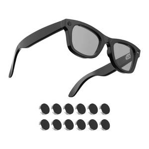 lot 33632 image: RCstyle HiBloks LED Light Blocking Stickers Compatible with Ray-Ban Meta Gen 2 WayfarerSkylerHeadlinerOakley Meta HSTN Accessories, Blackout LED Covers, Low-Tack Restickable (10Pcs) - Retail $15
