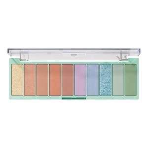 lot 33655 image: e.l.f. Perfect 10 Eyeshadow Palette, Ten Ultra-Pigmented Bright & Colorful Shades, Blendable Formula, Vegan & Cruelty-Free, So Bright Now (Case Cracked) - Retail $11