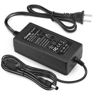lot 33669 image: Facmogu DC 12V 3A Power Adapter, 100-240V AC to DC 12V 3A 36W Power Suppy with Barrel Connector 5.5x2.5mm & 5.5x2.1mm, 12 Volt 3 Amp Desktop Adpater 12V Switching Transformer ACDC Power Converter - Retail $10