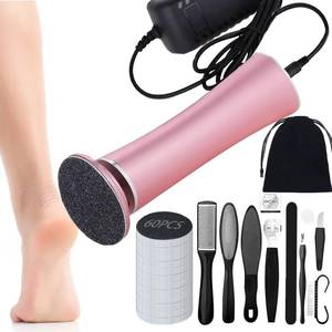 lot 33675 image: Darmave Electric Foot Callus Remover, Smooth Pedicure Wand with 60 Sanding Pads, Foot Scrubber File, Pedicure Tools for Feet, Heel Scraper for Cracked Heels - Retail $17