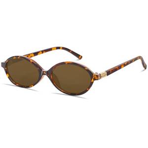 lot 33693 image: BOTEN Retro Oval Sunglasses for Women Men Small 90s Trendy Round Shades Cute Designer - Retail $14