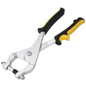 lot 33696 image: Garosa 9.57 Inches Ceiling Grid Punch Pliers Multi-Purpose Metal Hole Punch Kit Hand Punch Kit 3.27mm Punch Hole for Punching Thin Metal Sheet Hardware Processing - Retail $28