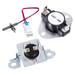 lot 33703 image: BlueStars 6931EL3003D Limit Thermostat & 6323EL2001B Thermistor & 6931EL3001E Thermostat - Compatible with LG Dryers - Replaces AP4440975 1268366 6931EL3003E AH3530485 EA3530485 PS3530485 - Retail $16