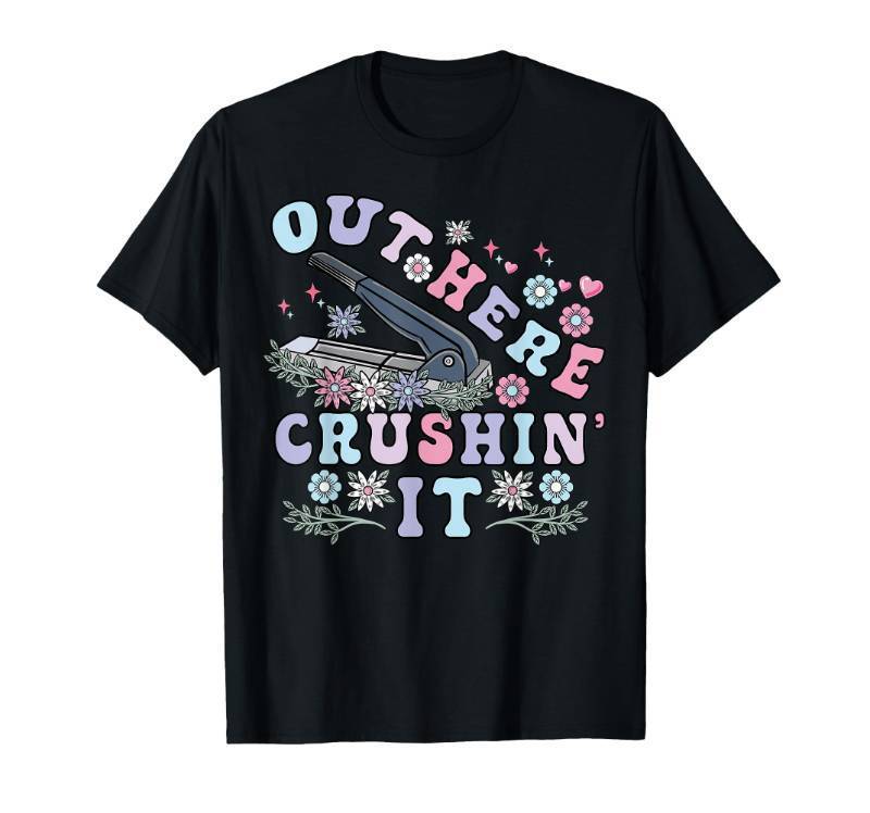 lot 30058 image: Medication Aide Out Here Crushin Funny Nurse T-Shirt-Lg - Retail $19