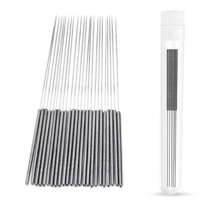 lot 31755 image: 3D Printer Nozzle Cleaning Kit 0.4mm Stainless Steel Nozzle Cleaner, 3D Printer Cleaning Needles for Creality Ender 3K1MK8V6, No Clogger, Sturdy and Durable, Ease of Use, by 5APLUSREPRAP - Retail $9