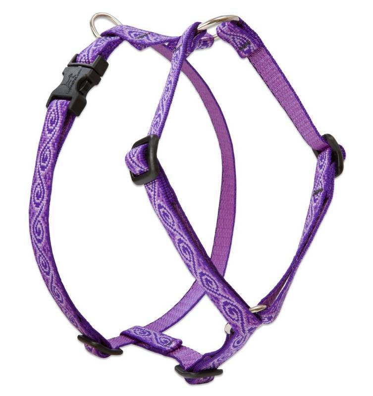 lot 31800 image: LupinePet Originals 12 Jelly Roll 12-20 Adjustable Roman Dog Harness for Small Dogs - Retail $24