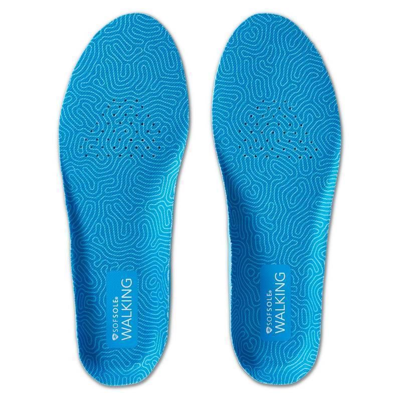lot 42183 image: Sof Sole Walking Insoles for Men and Women Cobra Heel Wrap Stability, Targeted Heel Cushioning, Breathable Top Cover, Trim-to-Fit, Medium Profile �� Comfort Insoles for Walking and Reducing Fatigue - Retail $16