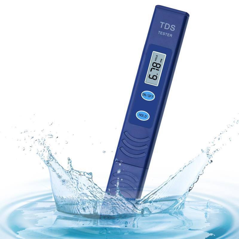 lot 31832 image: TDS Water Tester, Drinking Water Tester, 0-9990 PPM Meter Water Quality Tester, Portable Water Tester for Drinking Water, TDS Meter Digital Water Tester, 1 Pack, Deep Blue - Retail $10