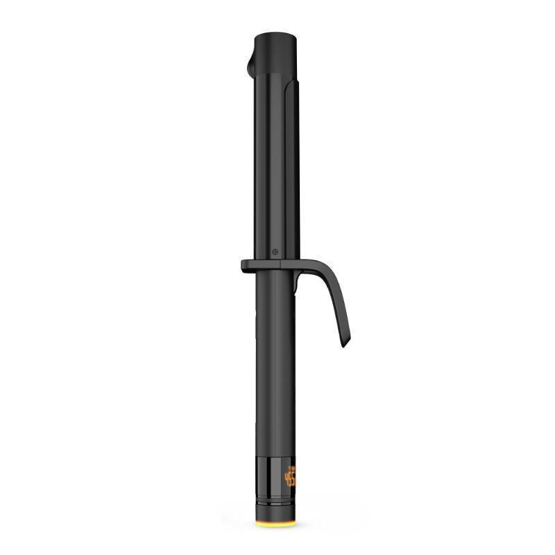 lot 48995 image: Hot Tools Pro Artist Black Gold Digital Salon Hair Curling Iron  Medium Loose Curls and Tousled Waves, (1-14 inch) - Retail $53