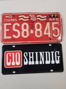 lot 87 image: Missouri License Plates Collection with C10 Shindig Novelty Plate