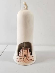 lot 97 image: Handmade Bell with Church Scene