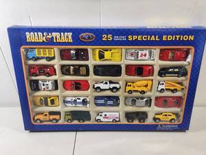 lot 101 image: Road & Track 25 Die-Cast Vehicle Set 50th Anniversary Special Edition