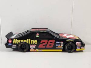 lot 106 image: Davey Allison #28 Havoline Ford NASCAR Diecast Race Car Bank