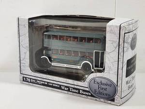 lot 120 image: War Time Buses 176 Scale Leyland TDI Double Decker Bus Model 99207