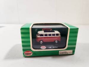 lot 129 image: Model Power Minis 187 Scale VW Bus Die Cast Metal Vehicle