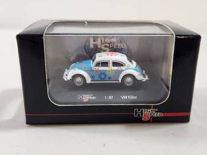 lot 131 image: High Speed VW Kafer Beetle 187 Scale Die Cast Model Car