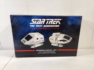 lot 147 image: Star Trek TNG Enterprise Shuttles Set 1 Hero Collector Models