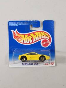 lot 163 image: Hot Wheels Ferrari 355 Die-Cast Car No. 10 of 12 Short Card