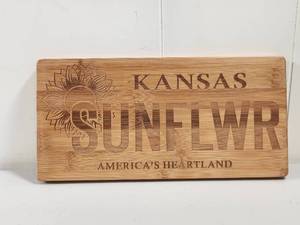 lot 235 image: Core Bamboo Kansas Sunflower Wall Decor