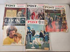 lot 247 image: 1950s Saturday Evening Post and Look Magazine Collection