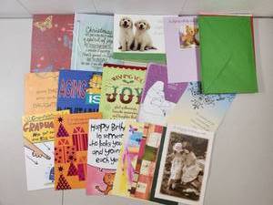lot 252 image: Mixed Greeting Cards Collection with Envelopes