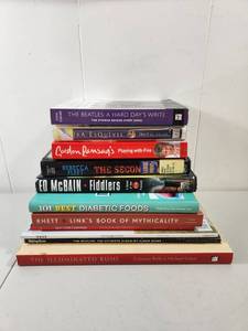 lot 275 image: Mixed Book Collection Including Beatles, Cooking, Fiction and Magazine Titles