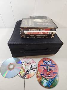 lot 280 image: Mixed DVD Collection with Carrying Case