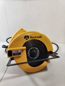 lot 300 image: Rockwell Model 4500 Circular Saw 7.25 Inch 1 HP Electric Power Tool