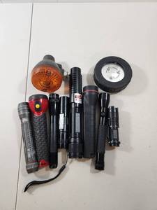 lot 312 image: Mixed Flashlight Collection with LED Lantern and Laser Pointer
