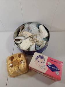 lot 317 image: Baby Shoe Collection with Wee Walker Box