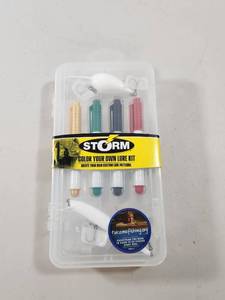 lot 325 image: Storm Color Your Own Lure Kit with Markers