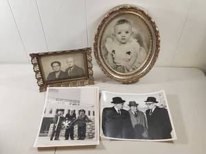 lot 339 image: Collection of Framed Family Photographs and Historical Pictures