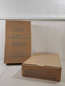 lot 342 image: Vertical Wall Shelf Set