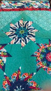 lot 5 image: 91x72 Quilt by the Nimble Thimbles Quilters