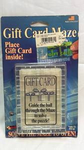 lot 12 image: Gift Card Maze Puzzle Box