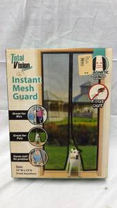 lot 24 image: Total Vision Instant Mesh Guard Magnetic Door Screen