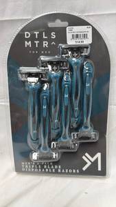 lot 31 image: DTLS MTR Mens 6-Pack Triple Blade Disposable Razors
