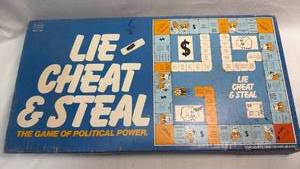 lot 37 image: Lie Cheat & Steal Board Game - The Game of Political Power