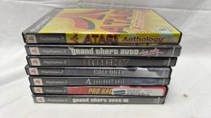 lot 40 image: PlayStation 2 Game Bundle - 7 Classic Titles Including Atari Anthology and GTA