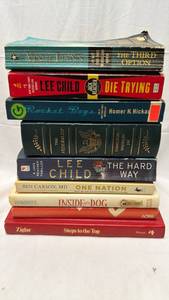 lot 60 image: Mixed Book Collection - Various Authors Including Lee Child, Vince Flynn, Ben Carson