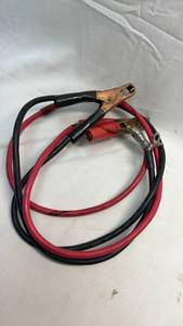 lot 73 image: Battery Cables with Clamps