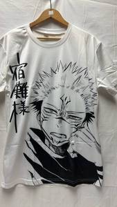 lot 78 image: Jujutsu Kaisen Anime Character T-Shirt with Japanese Text (Adult Medium)