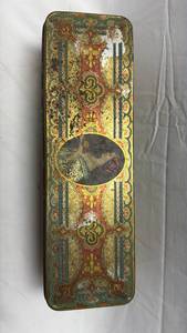 lot 82 image: Decorated Persian Metal Box with Ornate Patterns