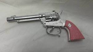 lot 83 image: Western Style Cap Gun Revolver with Pink Handle