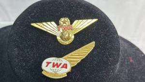 lot 84 image: TWA Trans World Airlines Pilot Wings Pin Collection
